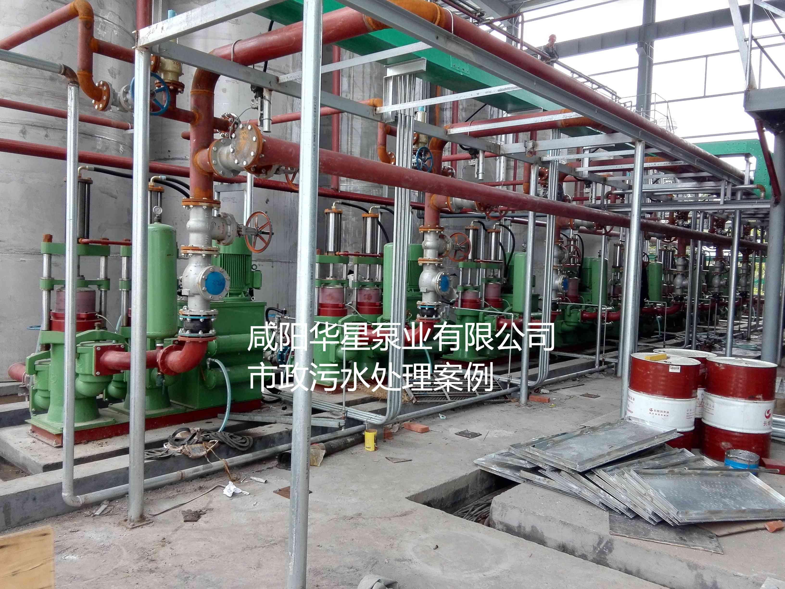 YB250陶瓷柱塞泥漿泵在市政污水處理廠案例-第三個客戶案例